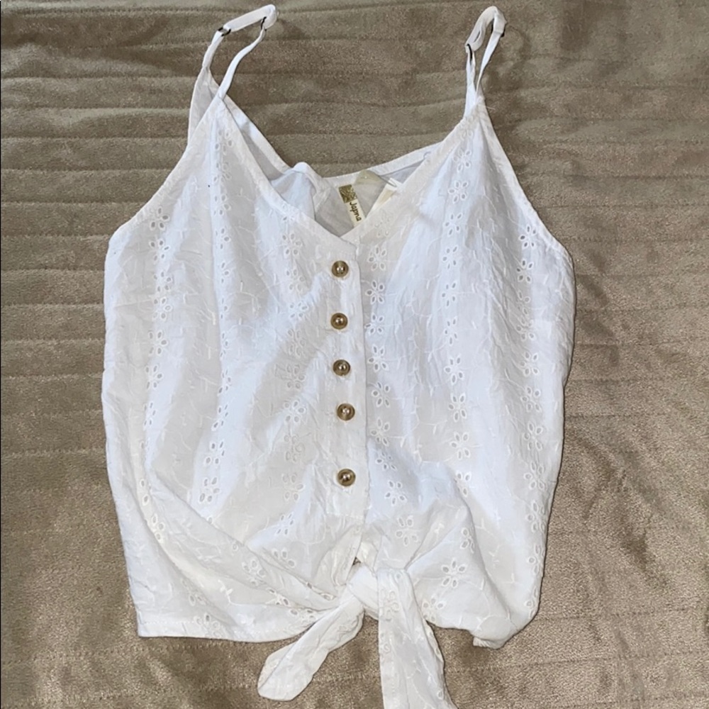 white tank top :)